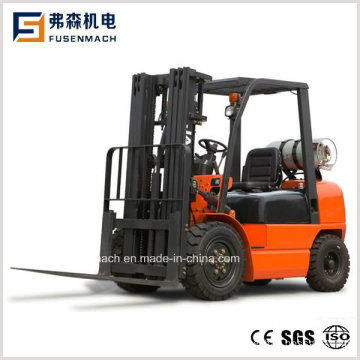 Ce Certified 2.5ton Gasoline Forklift Cpqd25 with K21 Engine